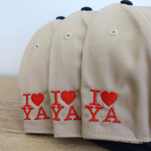 Load image into Gallery viewer, Love ya like a Saturday! Trucker Hat - Khaki w/ Navy